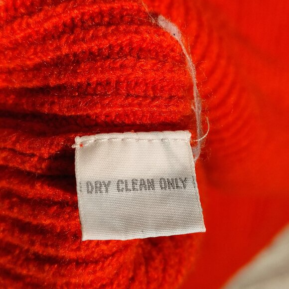 Vintage Liz Claiborne Red Sweater Shirt - Large - Picture 5 of 5